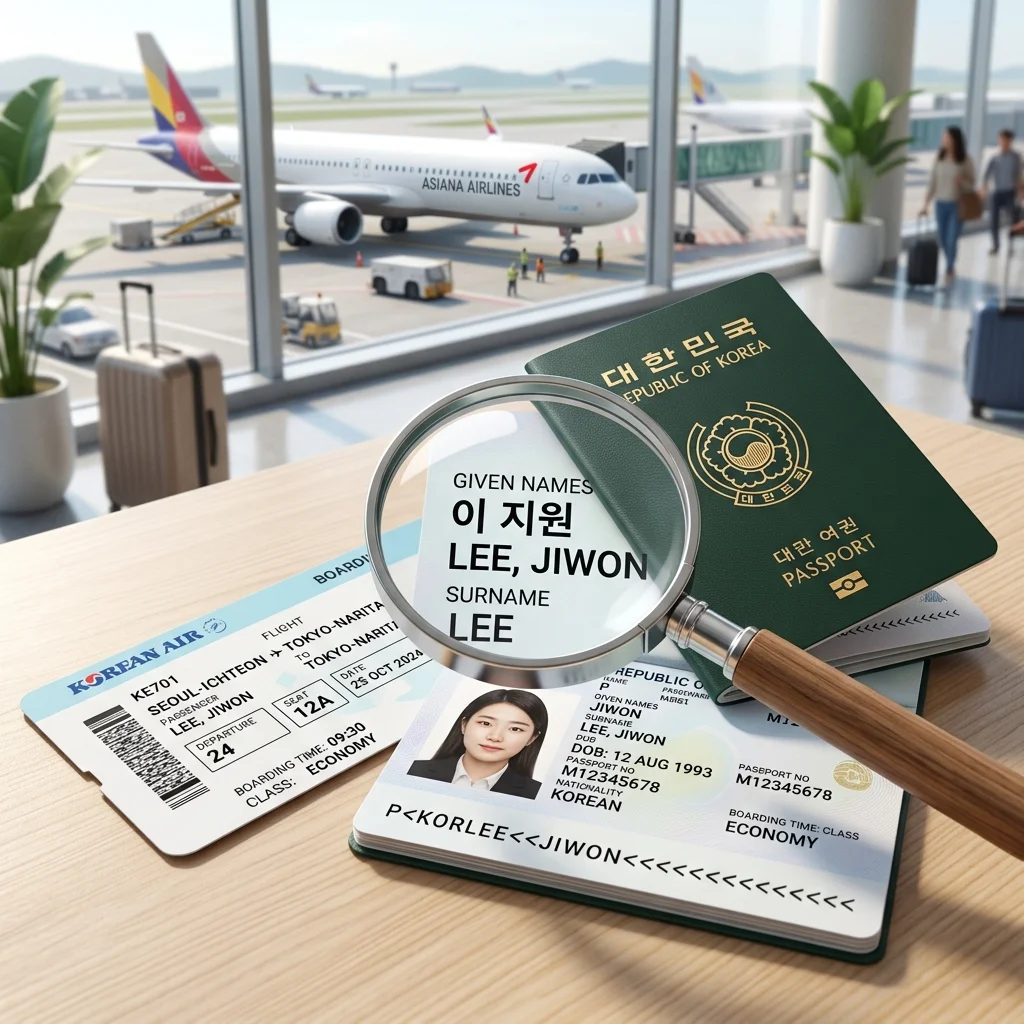 국가별 입국 시 영문 이름 표기 규정 완벽 정리 (미국·일본·중국·유럽)
