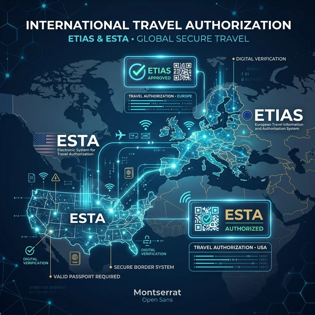 2026년 개정 유럽 ETIAS 및 미국 ESTA 비자 신청 시 영문명 입력 주의사항